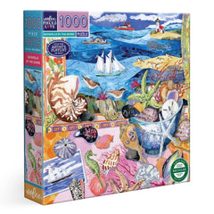 eeBoo 1000 Pc Puzzle - Seashells by the Shore