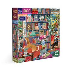 eeBoo 1000 pce puzzle - English cottage library