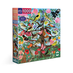 eeBoo 1000 pce puzzle - French medieval songbirds