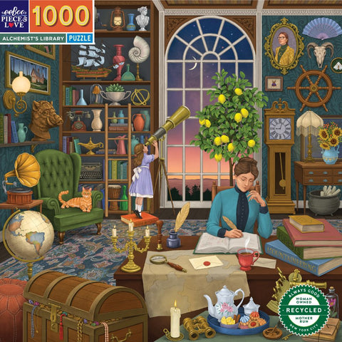 1000 piece alchemist's library puzzle