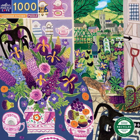 1000 piece lavender kitchen puzzle
