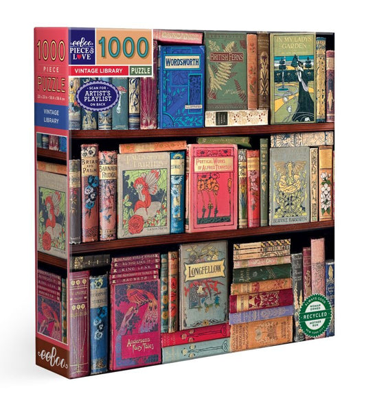 vintage library 1000 pce puzzle