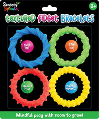 Textured fidget bracelets