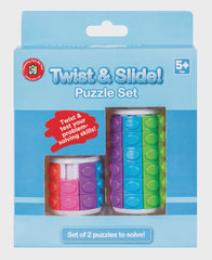 Twist and slide puzzle set
