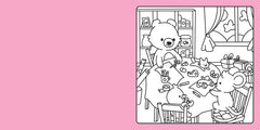 Happy Days - Cosy Christmas Advent Colouring Book (Hardback Edition)