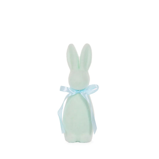 Mini Flocked Rabbit with bow