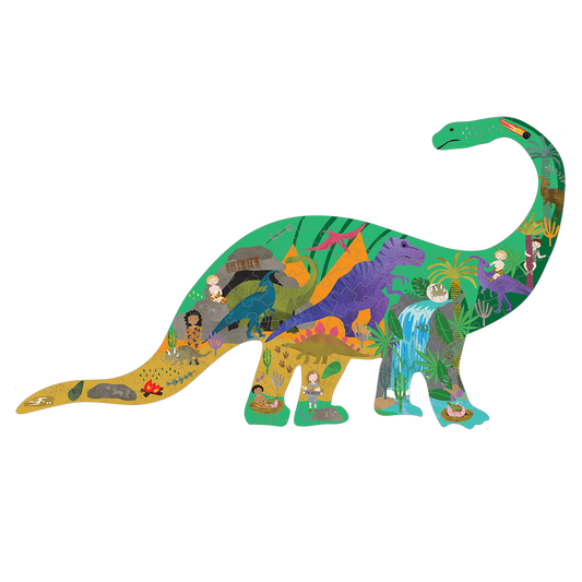 Dinosaur Shaped Jigsaw Puzzle - 80 pc