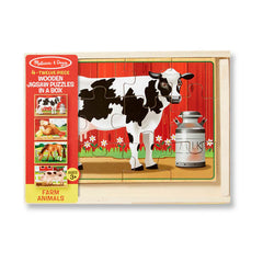 Farm puzzles in a box