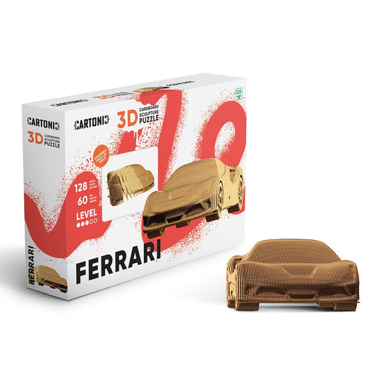 3D ferrari cardboard puzzle