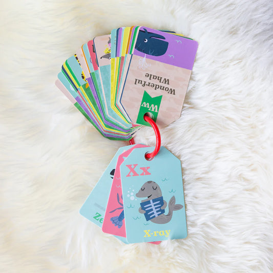 alphabet flash cards