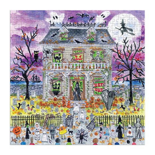 Haunted house glow in the dark puzzle
