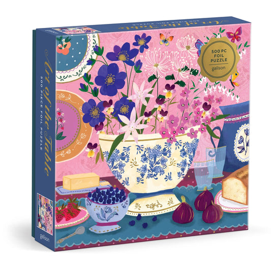Art of the table 500 piece foil puzzle
