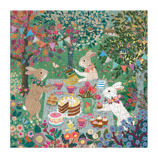 Spring tea party 500 piece foil puzzle