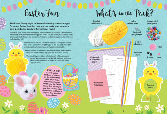 easter pom-pom book & kit