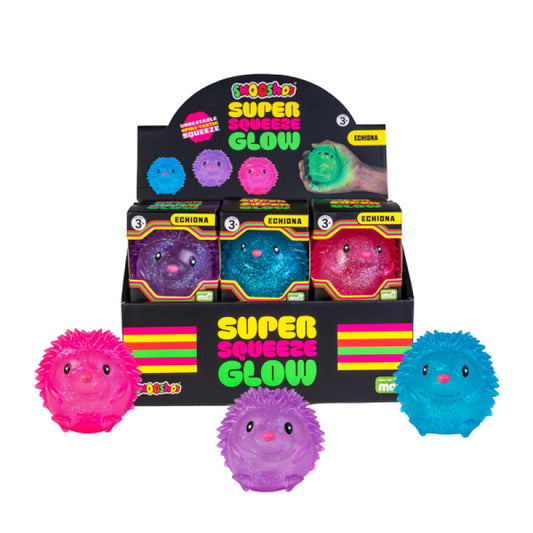 smooshos super squeeze echidna - glow in the dark