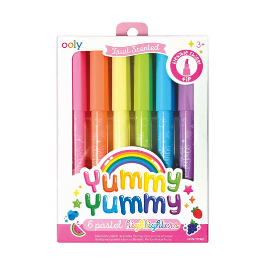 yummy scented hi-lighters pack 6