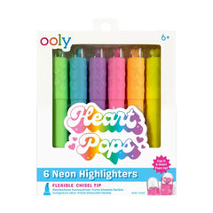 Ooly Heart Pops Neon Highlighters / Set of 6