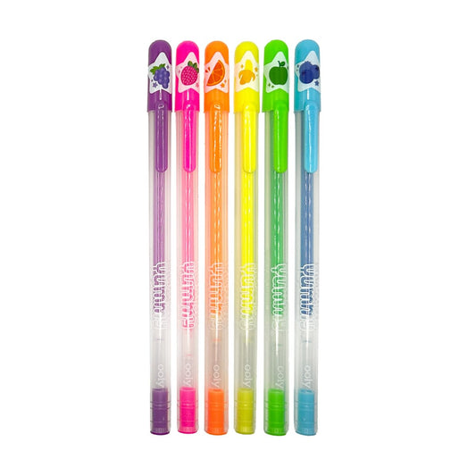 Yummy scent neon gel pens