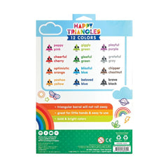 Happy triangles jumbo crayons