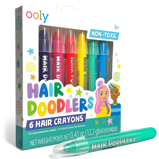 Hair Doodlers Crayons Set of 6