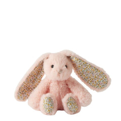 Floral bunny rattle