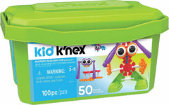 k'nex kid - budding builders tub 100 piece