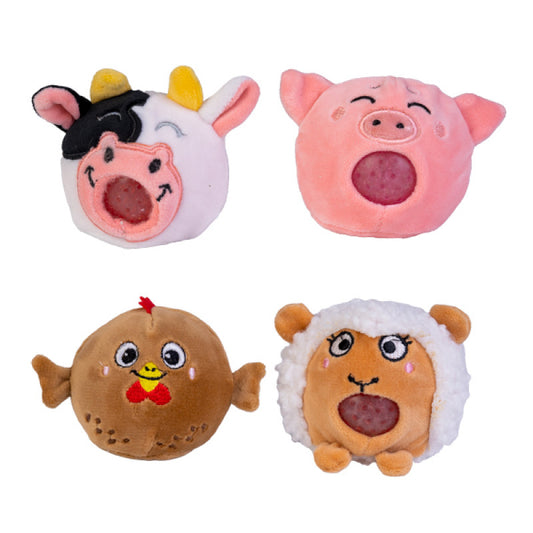 plush ball jellies farm animals