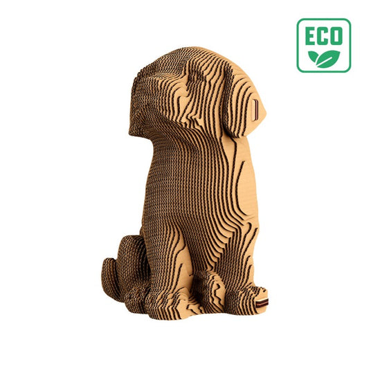 3D labrador puppy cardboard puzzle