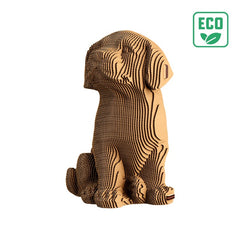 3D labrador puppy cardboard puzzle