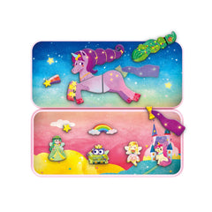 mierEdu Travel magnetic box - unicorns