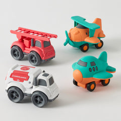 Bioplastic Car & Plane Set – 3 Assorted Designs