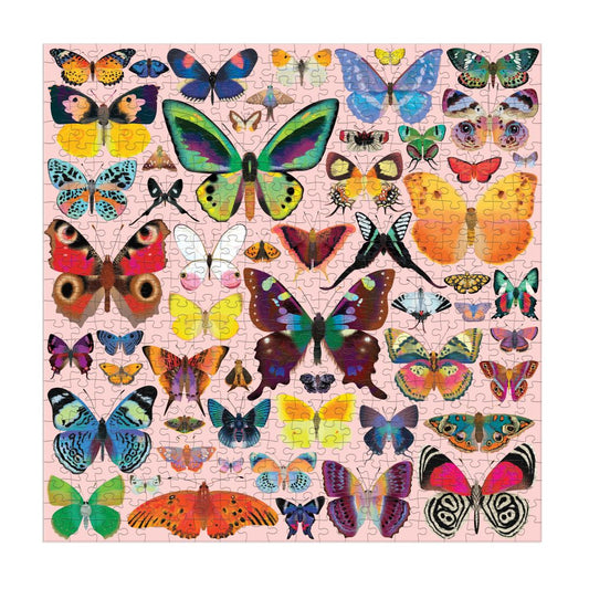 500pc puzzle brilliant butterflies