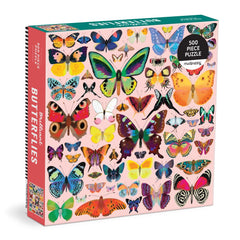 500pc puzzle brilliant butterflies