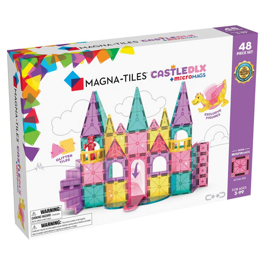 Magna-tiles castle DLX+micro 48 piece set