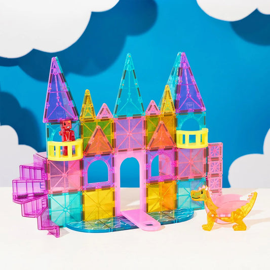 Magna-tiles castle DLX+micro 48 piece set