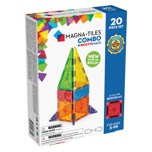 Magna-tiles combo+micro 20 piece set