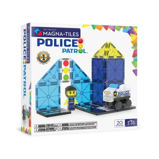 Magna - tiles police patrol