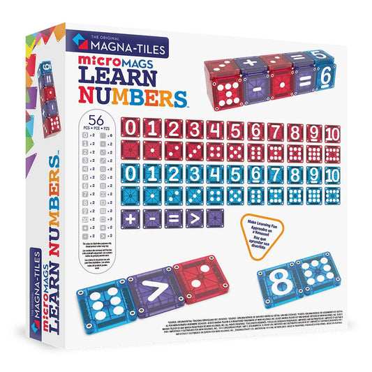 Magna-tiles microMAGS learn numbers