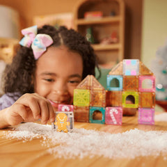 MAGNA‑TILES microMAGS Gingerbread House 24‑Piece Travel Set