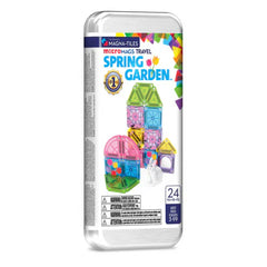 microMAGS Spring Garden Travel Set - 24 Piece Set