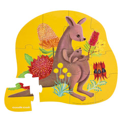 Mini Puzzle - Kangaroo & Joey, 12 pc