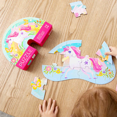 mini puzzle 12pc - sweet unicorns