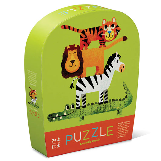 jungle friends - 12pc mini puzzle