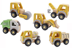 calm and breezy construction truck with rubber wheels