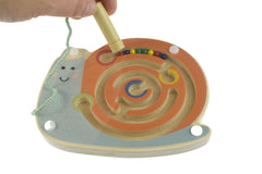 wooden magnetic labyrinth spring insects