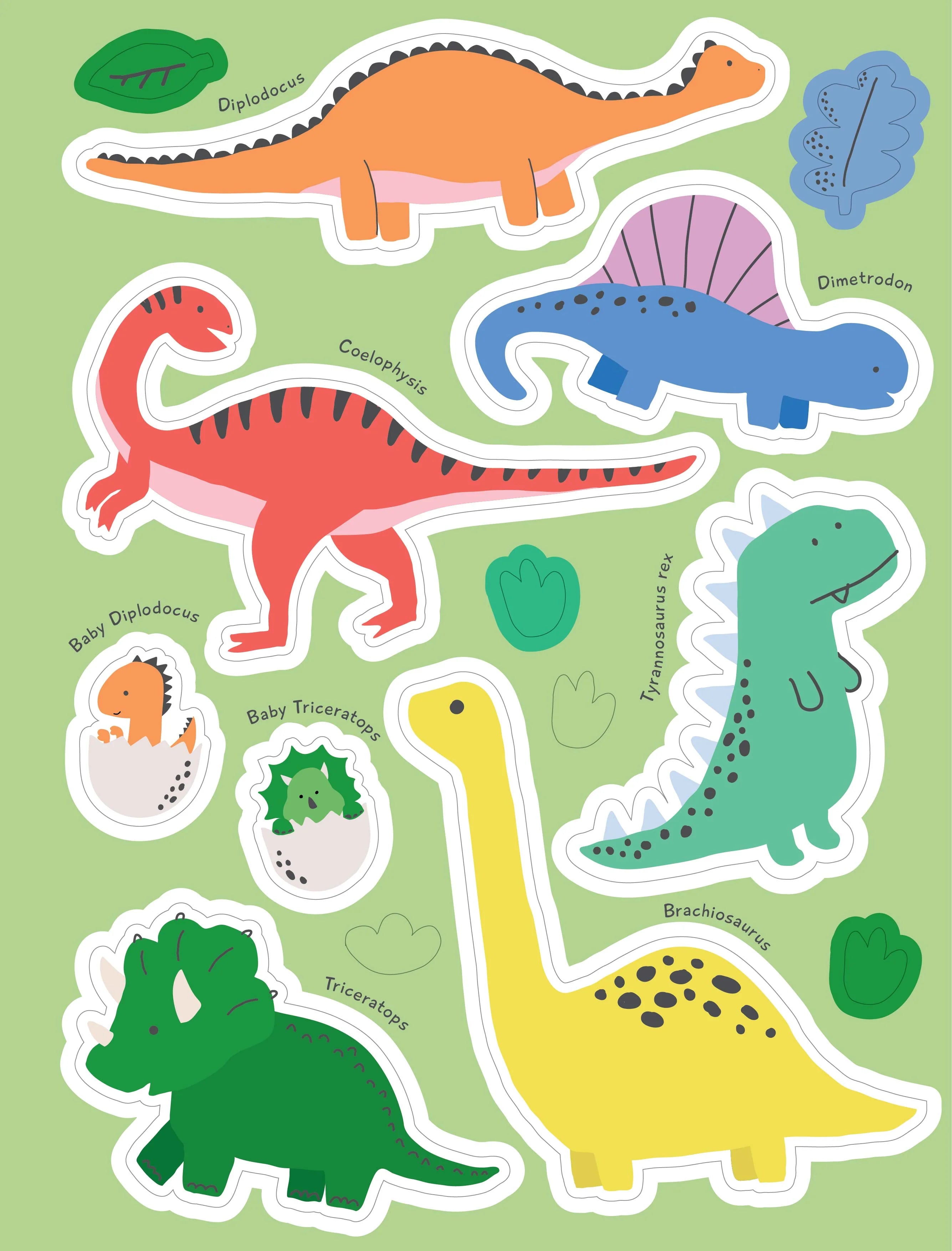 Giant Stickers for Tiny Tots - Dinosaur Kingdom – Kids Unite