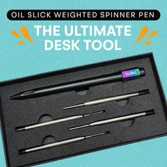 Weighted Spinner Pen with 4 refills