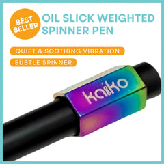 Weighted Spinner Pen with 4 refills