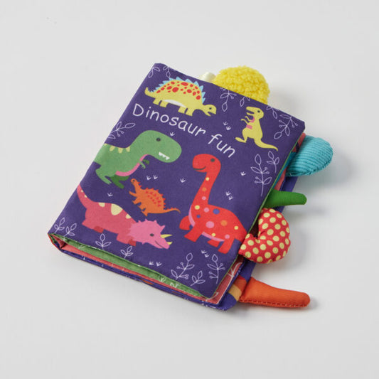 Jungle and dinosaur fun fabric books