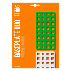 Plus plus -  BIG Baseplates  - white and green